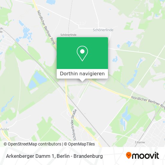 Arkenberger Damm 1 Karte