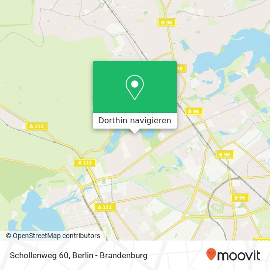 Schollenweg 60, Schollenweg 60, 13509 Berlin, Deutschland Karte