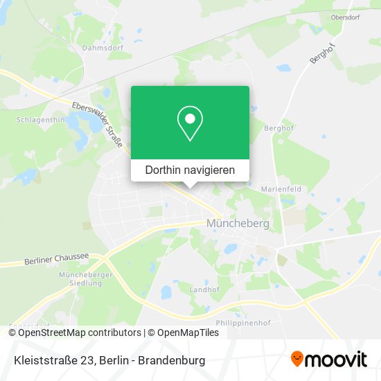 Kleiststraße 23 Karte