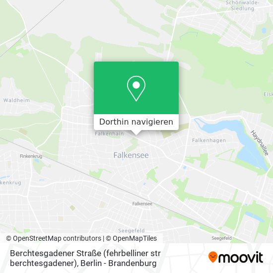 Berchtesgadener Straße (fehrbelliner str berchtesgadener) Karte