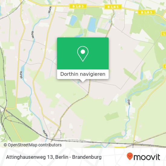 Attinghausenweg 13, Attinghausenweg 13, 12623 Berlin, Deutschland Karte