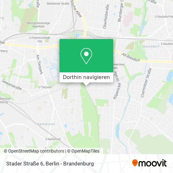 Stader Straße 6 Karte