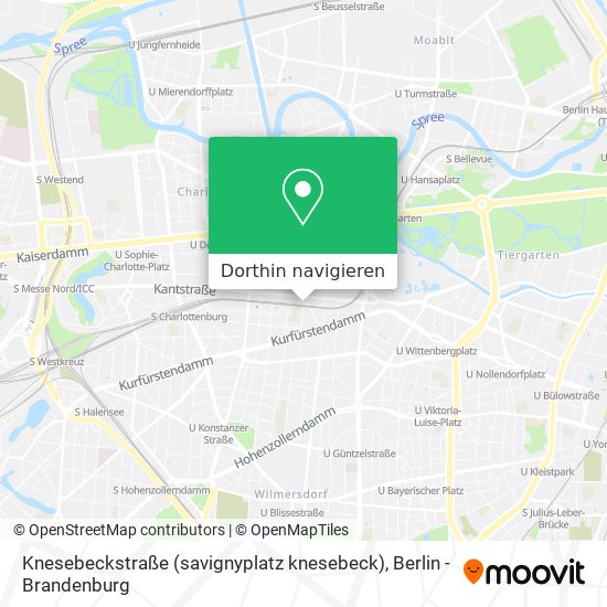 Knesebeckstraße (savignyplatz knesebeck) Karte