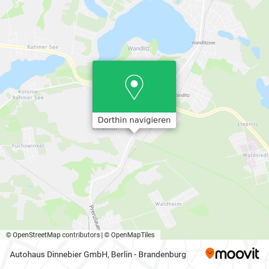 Autohaus Dinnebier GmbH Karte