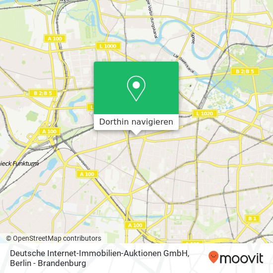 Deutsche Internet-Immobilien-Auktionen GmbH, Kurfürstendamm 65 Karte