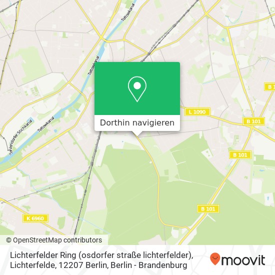 Lichterfelder Ring (osdorfer straße lichterfelder), Lichterfelde, 12207 Berlin Karte