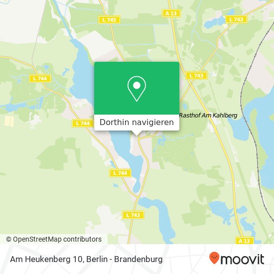 Am Heukenberg 10, Am Heukenberg 10, 15749 Mittenwalde, Deutschland Karte