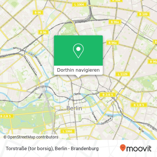 Torstraße (tor borsig), Mitte, 10115 Berlin Karte