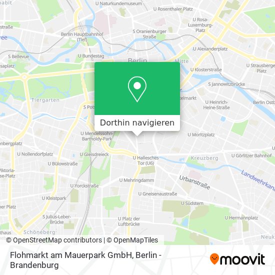 Flohmarkt am Mauerpark GmbH Karte