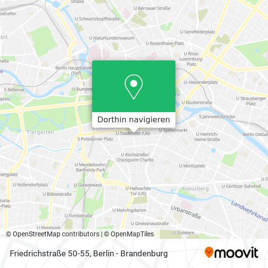 Friedrichstraße 50-55 Karte