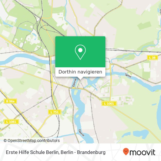 Erste Hilfe Schule Berlin Karte
