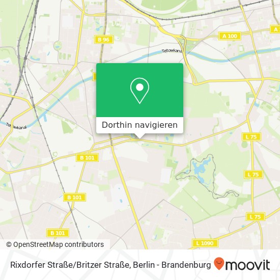 Rixdorfer Straße / Britzer Straße Karte