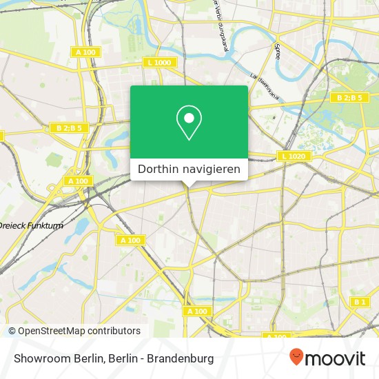 Showroom Berlin Karte