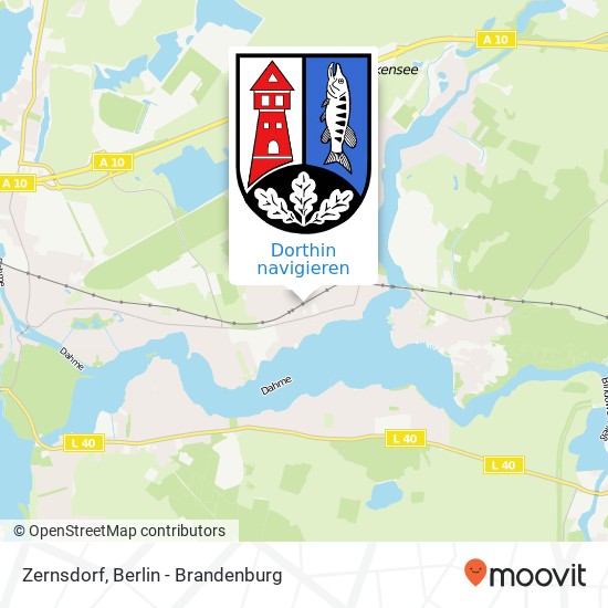 Zernsdorf Karte