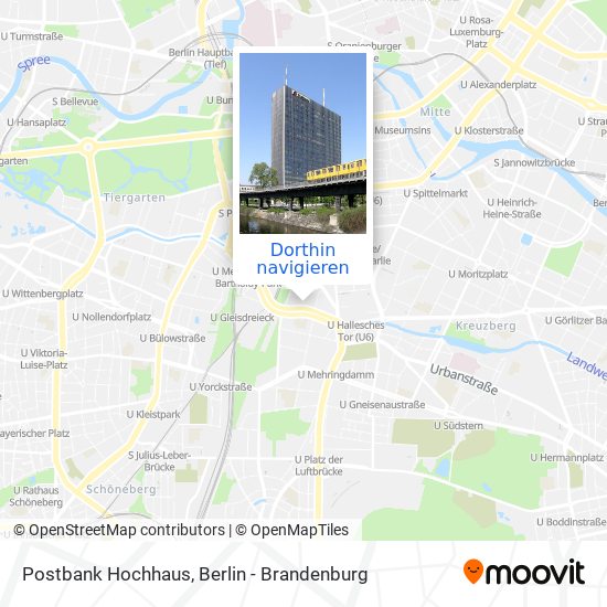 Postbank Hochhaus Karte