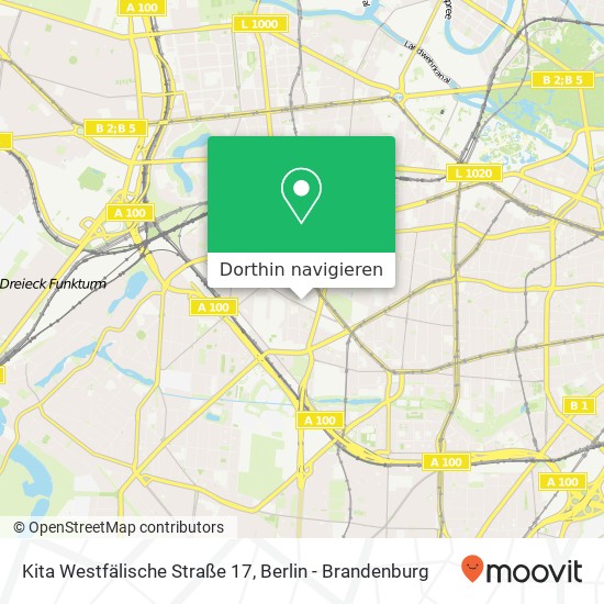 Kita Westfälische Straße 17 Karte