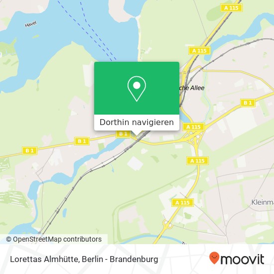 Lorettas Almhütte Karte