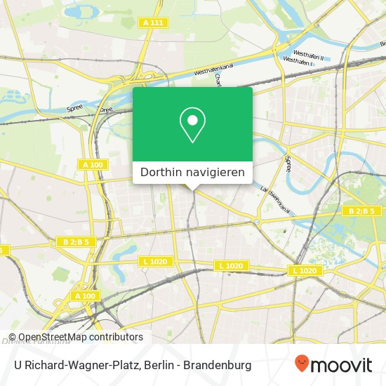 U Richard-Wagner-Platz Karte