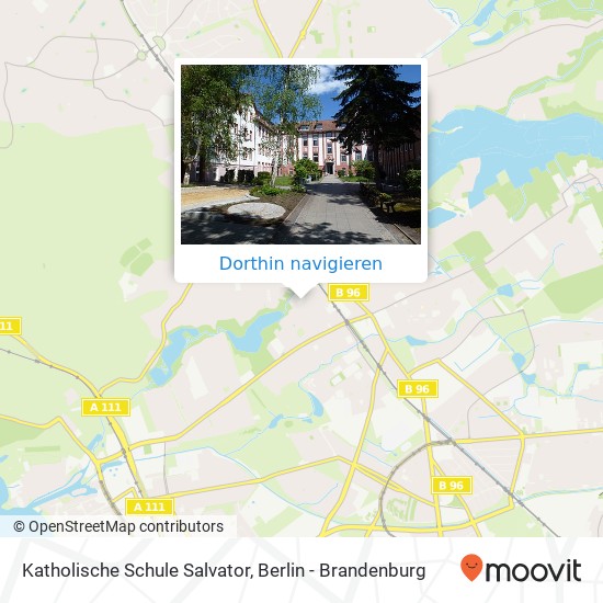 Katholische Schule Salvator Karte