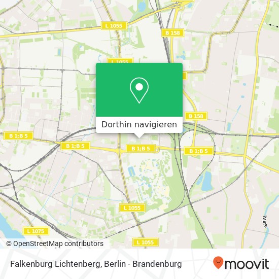 Falkenburg Lichtenberg Karte