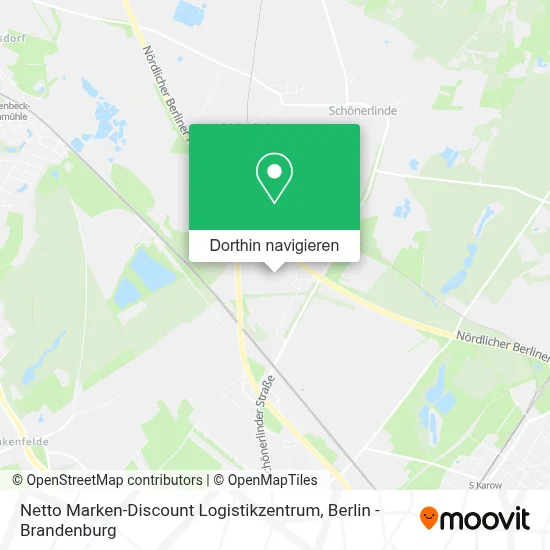 Netto Marken-Discount Logistikzentrum Karte