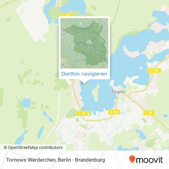 Tornows Werderchen Karte