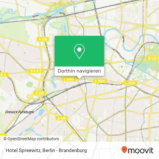 Hotel Spreewitz Karte