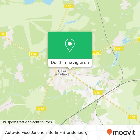 Auto-Service Jänchen Karte