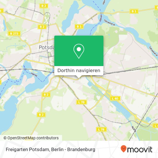 Freigarten Potsdam Karte