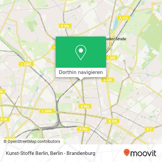 Kunst-Stoffe Berlin Karte