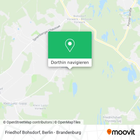 Friedhof Bohsdorf Karte
