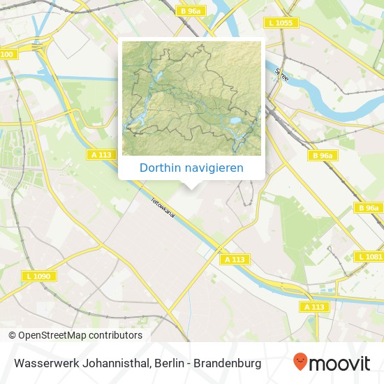 Wasserwerk Johannisthal Karte