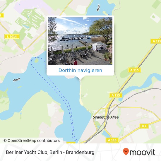 Berliner Yacht Club Karte