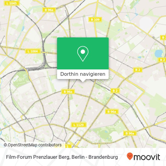 Film-Forum Prenzlauer Berg Karte