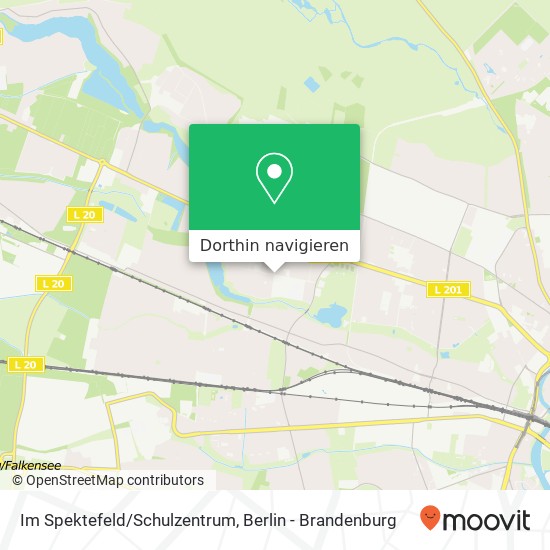 Im Spektefeld/Schulzentrum Karte