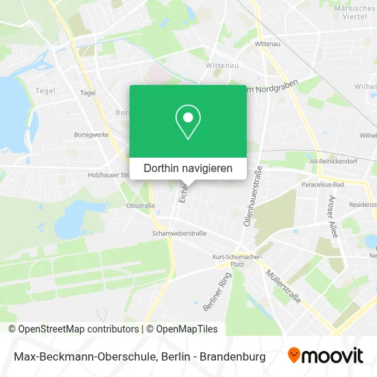 Max-Beckmann-Oberschule Karte