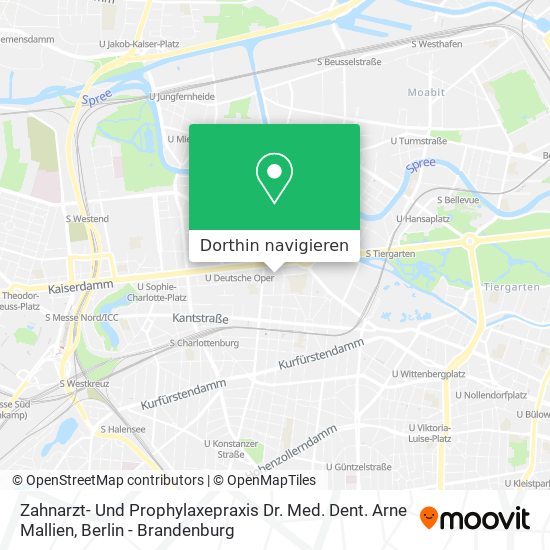 Zahnarzt- Und Prophylaxepraxis Dr. Med. Dent. Arne Mallien Karte