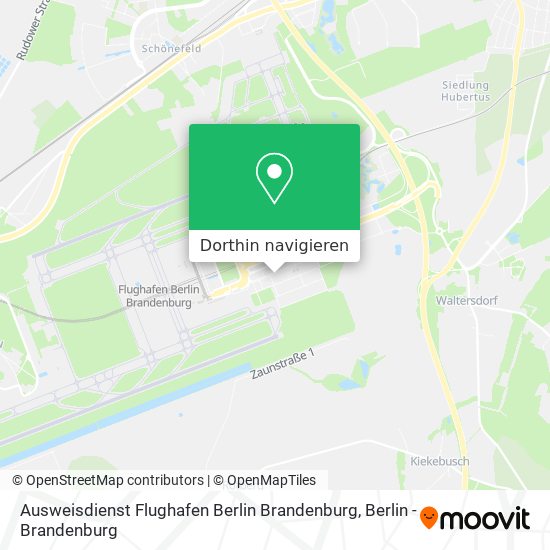 Ausweisdienst Flughafen Berlin Brandenburg Karte