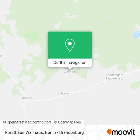 Forsthaus Wallhaus Karte