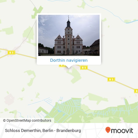 Schloss Demerthin Karte