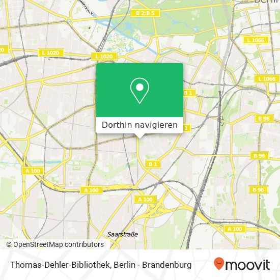 Thomas-Dehler-Bibliothek Karte