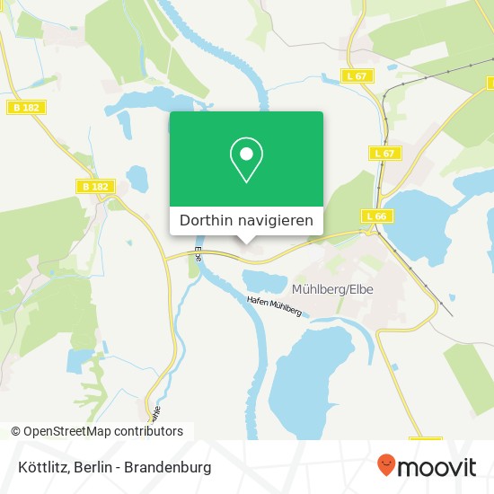 Köttlitz Karte