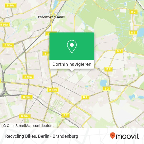 Recycling Bikes Karte