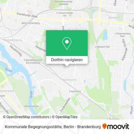 Kommunale Begegnungsstätte Karte