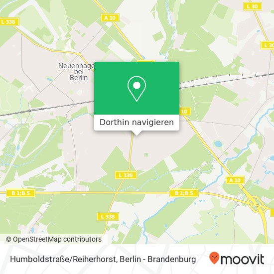 Humboldstraße/Reiherhorst Karte