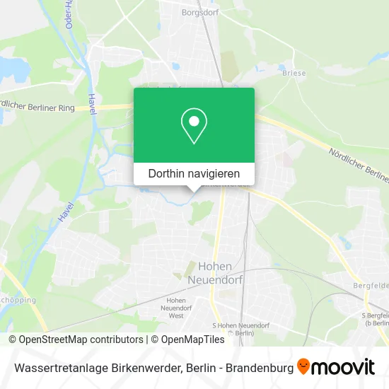 Wassertretanlage Birkenwerder Karte