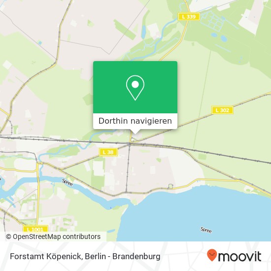 Forstamt Köpenick Karte