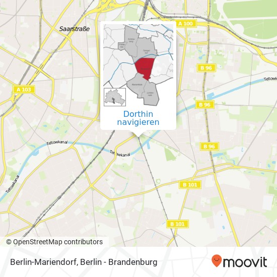 Berlin-Mariendorf Karte