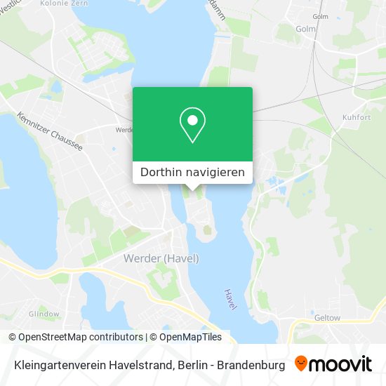 Kleingartenverein Havelstrand Karte