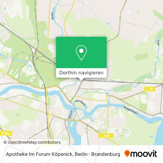 Apotheke Im Forum Köpenick Karte